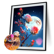 Load image into Gallery viewer, Diamond Painting - Full Round - bright moon flowers (30*40CM)