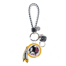 Load image into Gallery viewer, DIY Diamond Art Keychains Craft Rugby Team Badge Hanging Ornament (YS167)