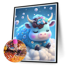Load image into Gallery viewer, Diamond Painting - Full Round - Cartoon Zodiac Animal - Ox (30*40CM)