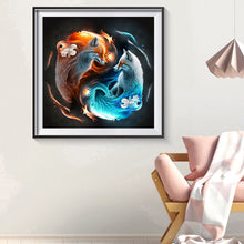Load image into Gallery viewer, Diamond Painting - Full Round - Tai Chi Fox Painting (30*30CM)