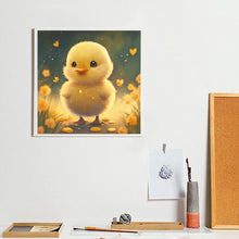 Load image into Gallery viewer, Diamond Painting - Full Round - little yellow duck (30*30CM)