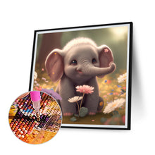 Load image into Gallery viewer, Diamond Painting - Full Round - cute baby elephant (30*30CM)