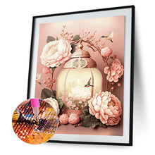 Load image into Gallery viewer, Diamond Painting - Full Round - flower and bird lantern (30*40CM)