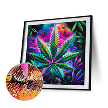 Load image into Gallery viewer, Diamond Painting - Full Round - marijuana leaf (30*30CM)