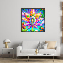 Load image into Gallery viewer, Diamond Painting - Full Round - marijuana leaf (30*30CM)