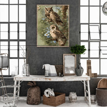 Load image into Gallery viewer, Diamond Painting - Full Round - owl (30*40CM)