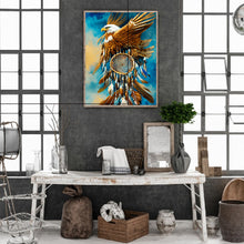 Load image into Gallery viewer, Diamond Painting - Full Round - eagle dream catcher (30*40CM)