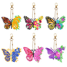 Load image into Gallery viewer, 6pcs Diamond Painting Keychains Kit Handmade DIY Hanging Ornament (YSK121)