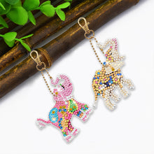 Load image into Gallery viewer, 6pcs Diamond Painting Keychains Kit Handmade DIY Hanging Ornament (YSK122)