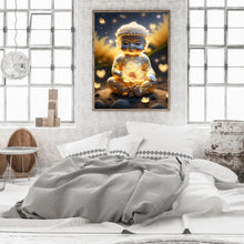 Load image into Gallery viewer, Diamond Painting - Full Round - halo buddha statue (30*40CM)