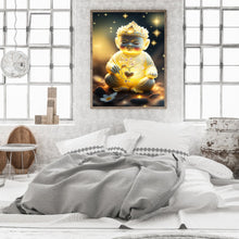 Load image into Gallery viewer, Diamond Painting - Full Round - halo buddha statue (30*40CM)