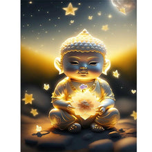 Load image into Gallery viewer, Diamond Painting - Full Round - halo buddha statue (30*40CM)