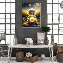 Load image into Gallery viewer, Diamond Painting - Full Round - halo buddha statue (30*40CM)