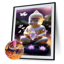 Load image into Gallery viewer, Diamond Painting - Full Round - halo buddha statue (30*40CM)