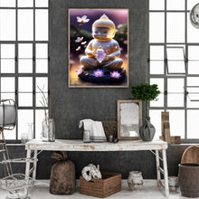 Load image into Gallery viewer, Diamond Painting - Full Round - halo buddha statue (30*40CM)