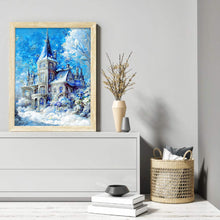 Load image into Gallery viewer, Diamond Painting - Full Round - blue castle (30*40CM)