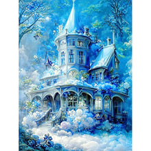 Load image into Gallery viewer, Diamond Painting - Full Round - blue castle (30*40CM)
