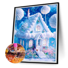 Load image into Gallery viewer, Diamond Painting - Full Round - blue castle (30*40CM)