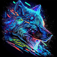 Load image into Gallery viewer, Diamond Painting - Full Round - color wolf (30*30CM)