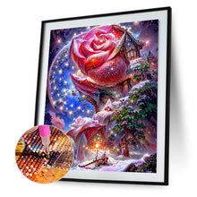 Load image into Gallery viewer, Diamond Painting - Full Round - red rose fantasy (30*40CM)