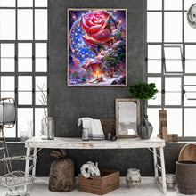 Load image into Gallery viewer, Diamond Painting - Full Round - red rose fantasy (30*40CM)