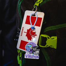 Load image into Gallery viewer, DIY Diamond Art Keychains Craft Rugby Team Badge Hanging Ornament (AA1440-8)
