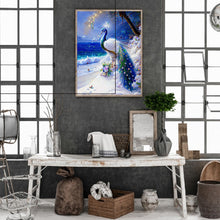 Load image into Gallery viewer, Diamond Painting - Full Round - gorgeous peacock (30*40CM)