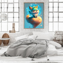 Load image into Gallery viewer, Diamond Painting - Full Round - fantasy pink fox (30*40CM)