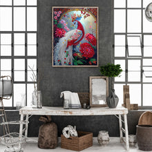 Load image into Gallery viewer, Diamond Painting - Partial Special Shaped - gorgeous peacock (30*40CM)