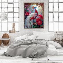 Load image into Gallery viewer, Diamond Painting - Partial Special Shaped - gorgeous peacock (30*40CM)
