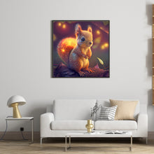 Load image into Gallery viewer, Diamond Painting - Full Round - cute little squirrel (30*30CM)