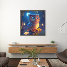 Load image into Gallery viewer, Diamond Painting - Full Round - little owl (30*30CM)