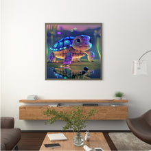 Load image into Gallery viewer, Diamond Painting - Full Round - Fluorescent little turtle (30*30CM)