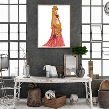 Load image into Gallery viewer, Diamond Painting - Partial Special Shaped - Elegant lady (30*40CM)