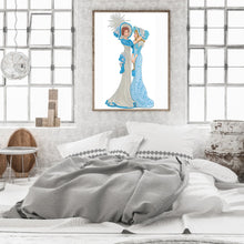 Load image into Gallery viewer, Diamond Painting - Partial Special Shaped - Elegant lady (30*40CM)