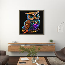Load image into Gallery viewer, Diamond Painting - Full Round - night owl (30*30CM)