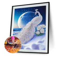 Load image into Gallery viewer, Diamond Painting - Partial Special Shaped - Peacock (30*40CM)