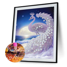 Load image into Gallery viewer, Diamond Painting - Partial Special Shaped - Peacock (30*40CM)