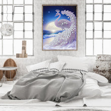 Load image into Gallery viewer, Diamond Painting - Partial Special Shaped - Peacock (30*40CM)
