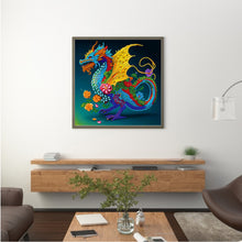 Load image into Gallery viewer, Diamond Painting - Partial Special Shaped - 12 zodiac dragons (30*30CM)
