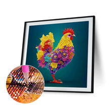 Load image into Gallery viewer, Diamond Painting - Partial Special Shaped - 12 zodiac chickens (30*30CM)