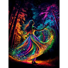 Load image into Gallery viewer, Diamond Painting - Full Round - rainbow girl (30*40CM)
