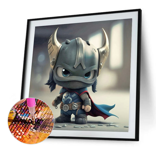 Diamond Painting - Full Round - Marvel Thor Dragon (30*30CM)