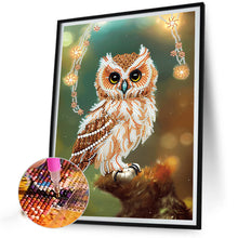 Load image into Gallery viewer, Diamond Painting - Partial Special Shaped - owl (30*40CM)
