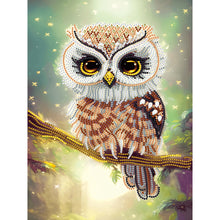 Load image into Gallery viewer, Diamond Painting - Partial Special Shaped - owl (30*40CM)