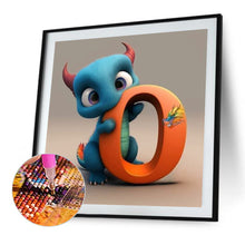 Load image into Gallery viewer, Diamond Painting - Full Round - Little Dinosaur O (30*30CM)