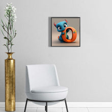 Load image into Gallery viewer, Diamond Painting - Full Round - Little Dinosaur O (30*30CM)
