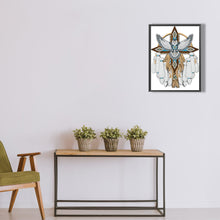 Load image into Gallery viewer, Diamond Painting - Partial Special Shaped - Snowy Owl Mandala Dreamcatcher (30*40CM)