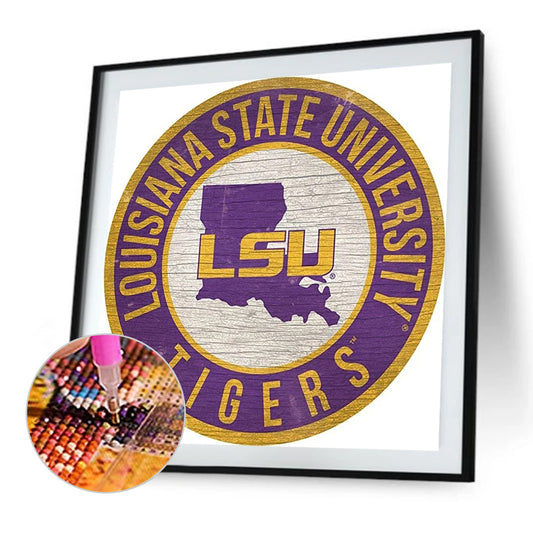 Diamond Painting - Full Round - Louisiana State University (30*30CM)