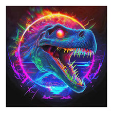 Load image into Gallery viewer, Diamond Painting - Full Round - color tyrannosaurus rex (30*30CM)